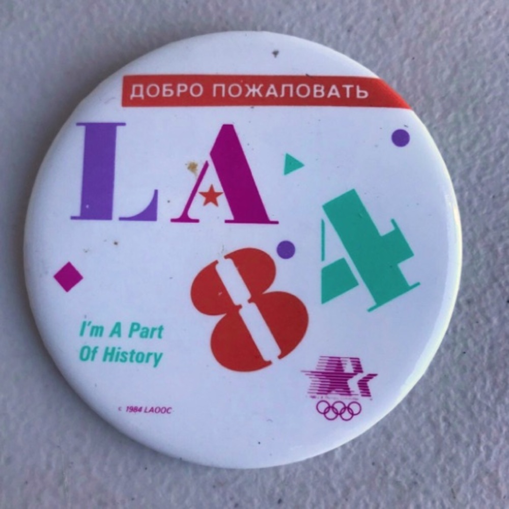1984 Olympic pin